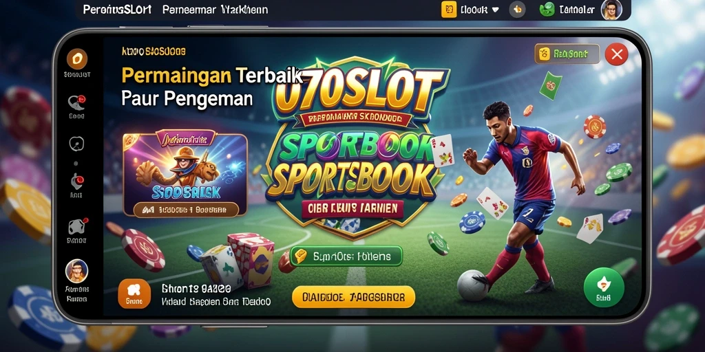 Tampilan gameplay 070SLOT dengan berbagai pilihan taruhan olahraga.
