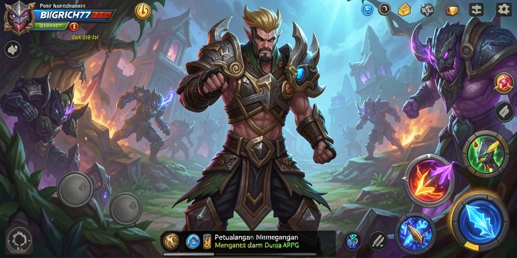 Tampilan gameplay mendebarkan dari BIGRICH77, penuh aksi dan petualangan.