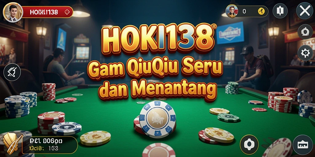Screenshot gameplay HOKI138 yang menampilkan pertandingan seru QiuQiu.