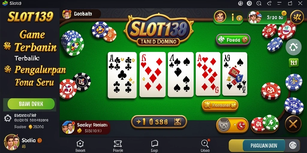 Screenshot gameplay SLOT138 menunjukkan serunya bermain Domino.